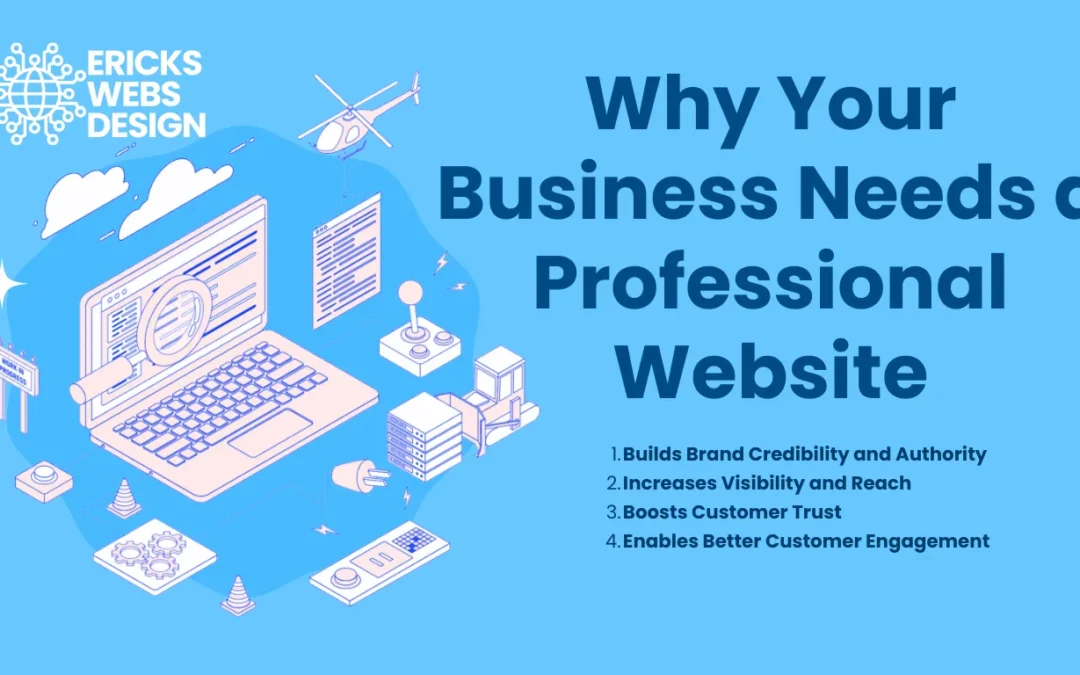 Why Your Business Needs a Professional Website in 2024: Elevate Your Brand and Build Trust