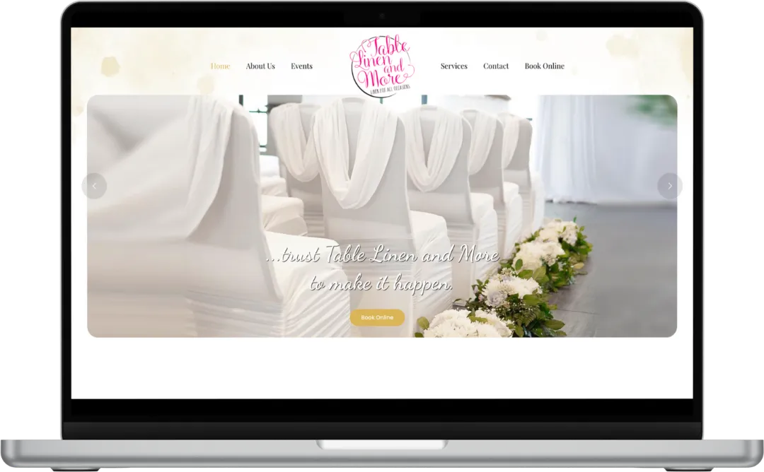 Table Linen And More - Ericks Webs Design