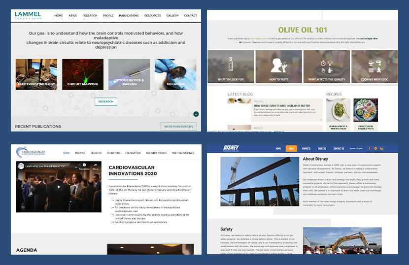 Website Page Templates
