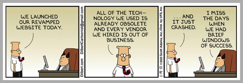Website Redesign Dilbert