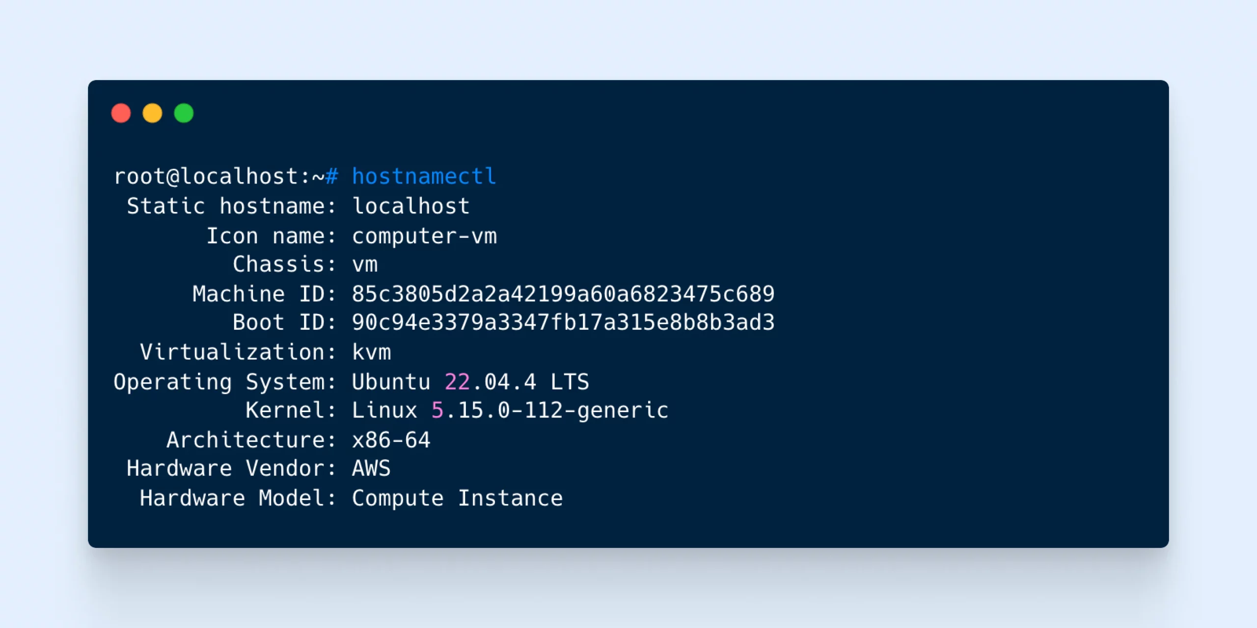 5 Easy Ways To Check Your Ubuntu Version 25 Terminal Showing System Information For Ubuntu 22.04.4 Lts Instance Running On Aws, Including Hostname, Kernel Version, Etc.