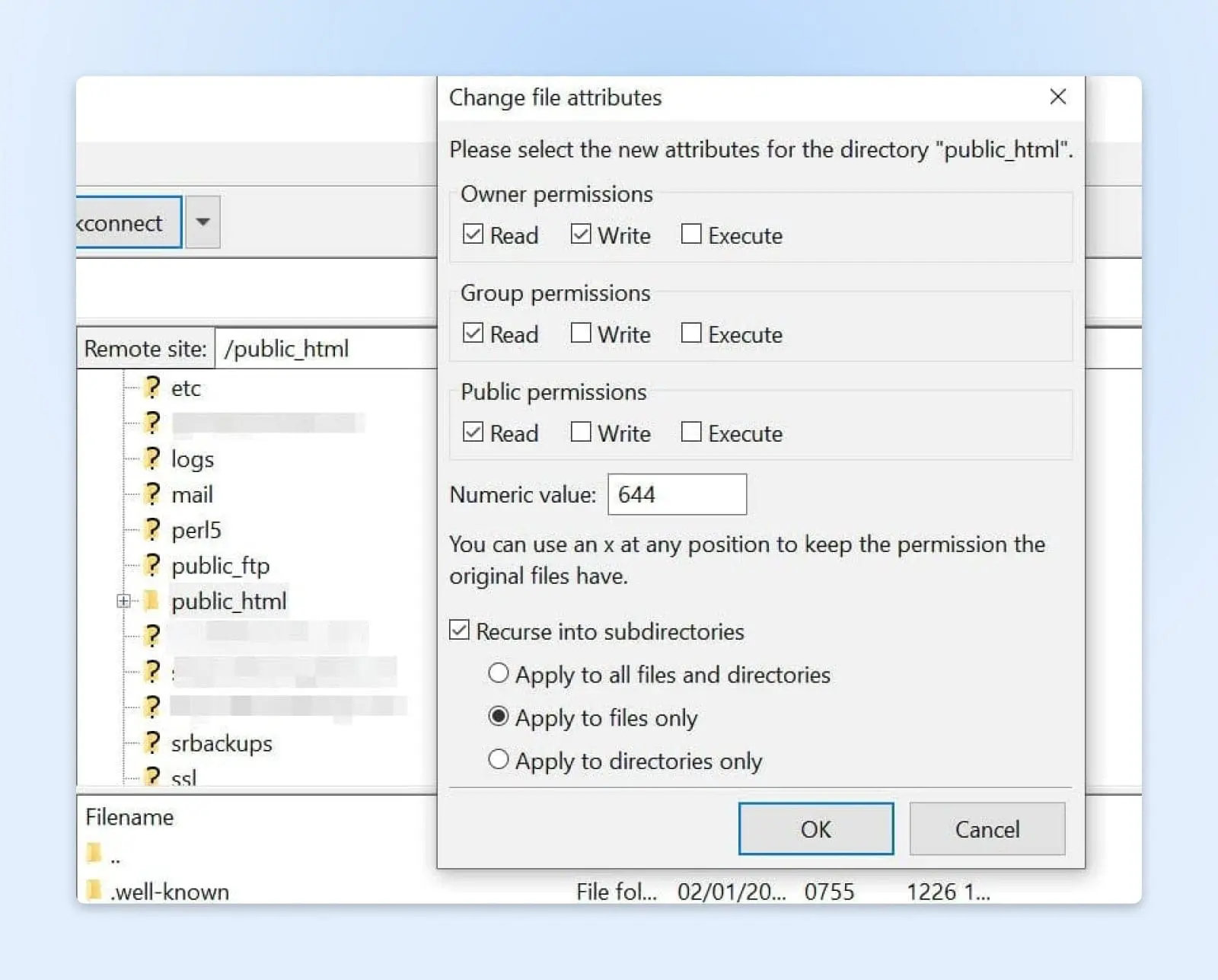 How To Fix Wordpress 403 Forbidden Error 9 File Attributes, Apply To Files Only