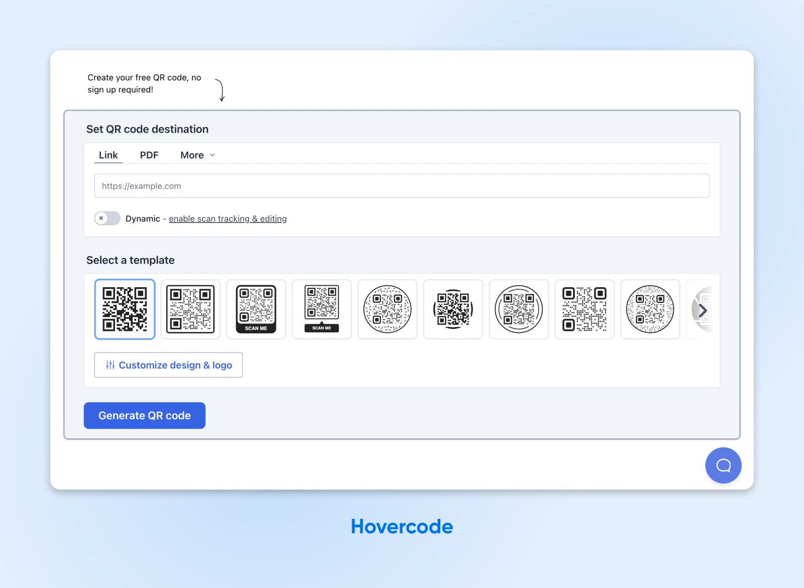 How To Generate Qr Codes (8 Tools Compared) 50 Hovercode Shows You A Horizontal Row Of Qr Code Templates To Choose From.