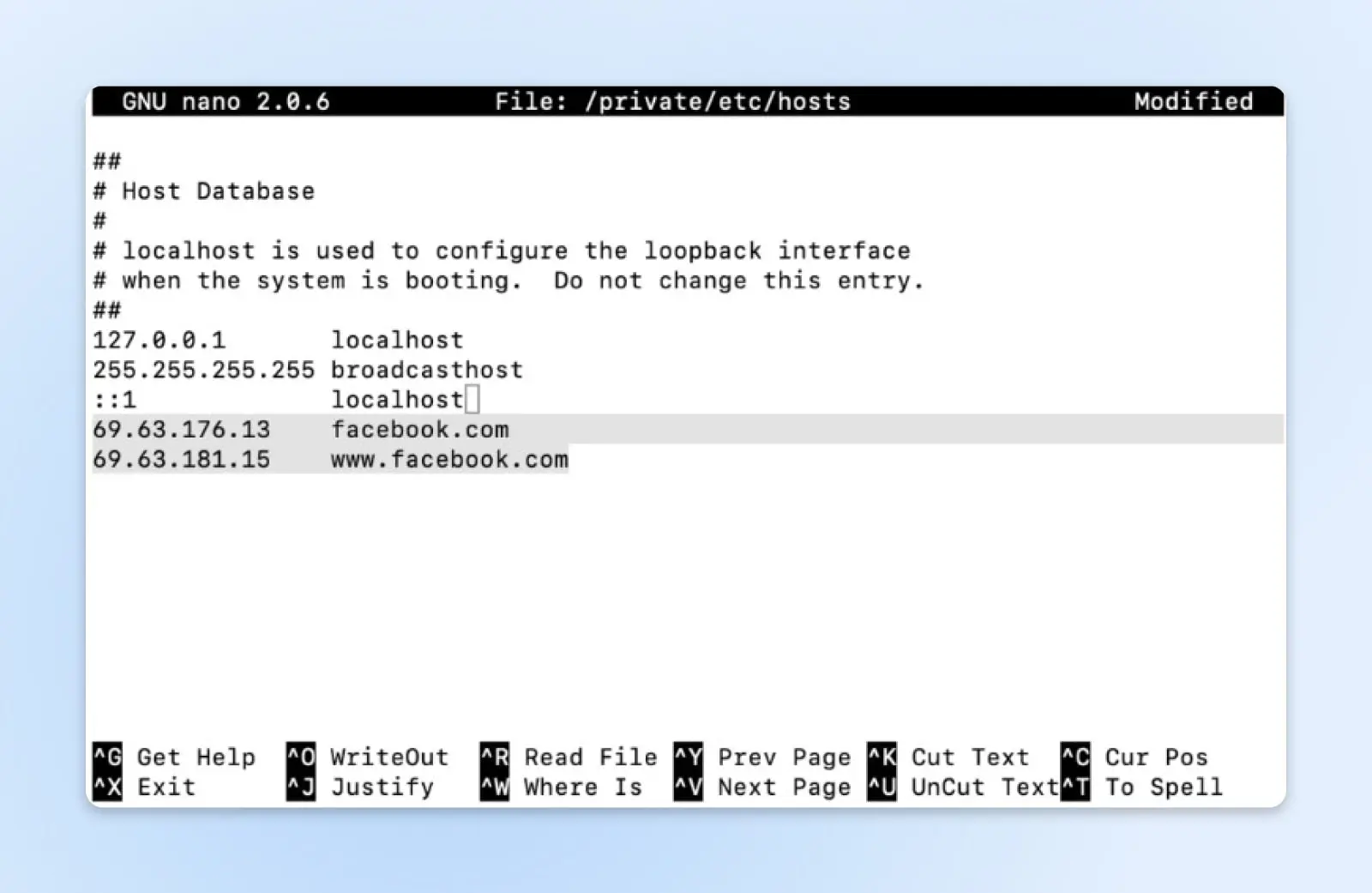 How To Fix &Quot;Connection Refused&Quot; Error 18 Sceenshot Of The Private/Etc/Hosts File In Mac