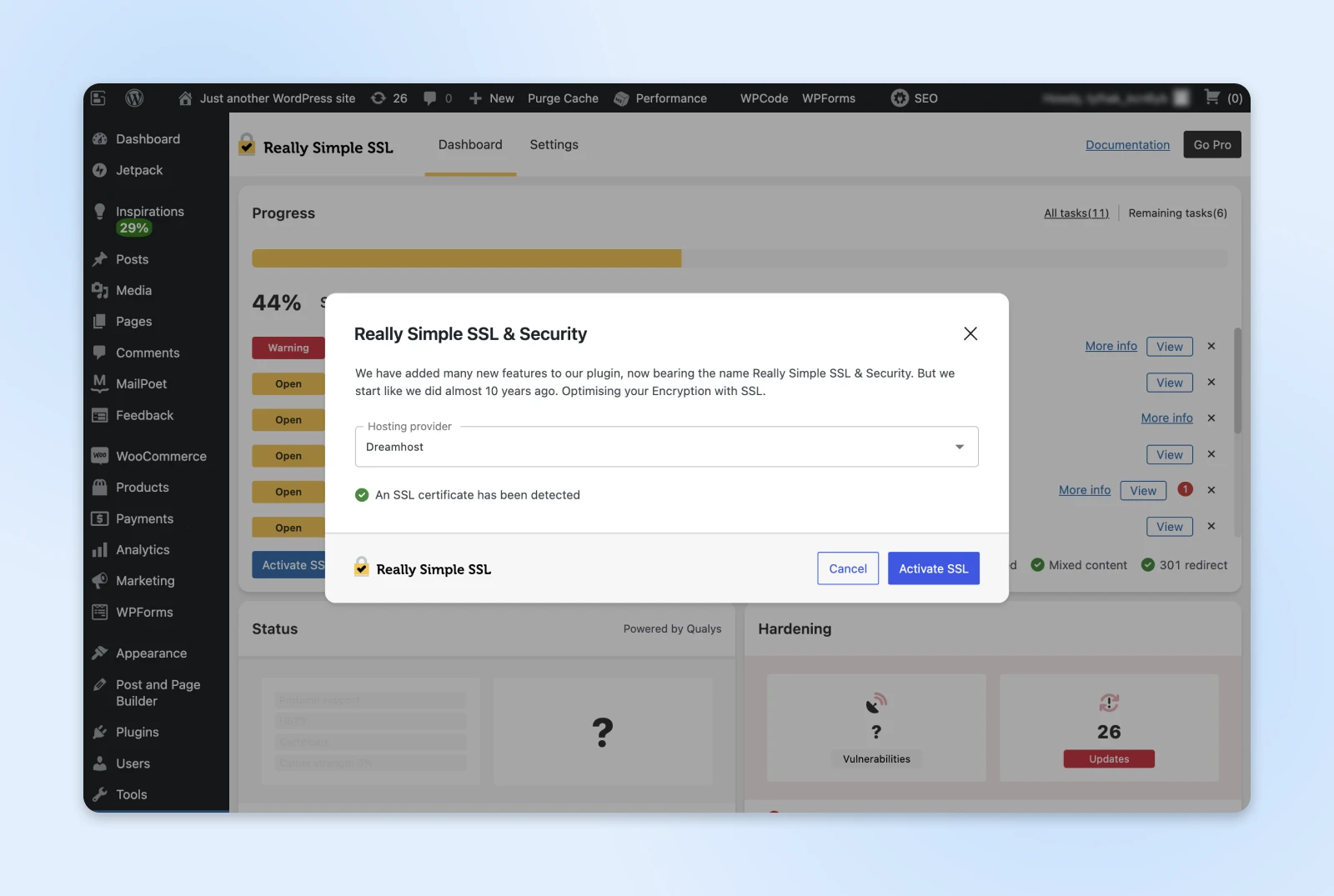 How To Fix Common Ssl Issues In Wordpress 46 Really Simple Ssl &Amp; Security As Seen Through The Wordpress Access