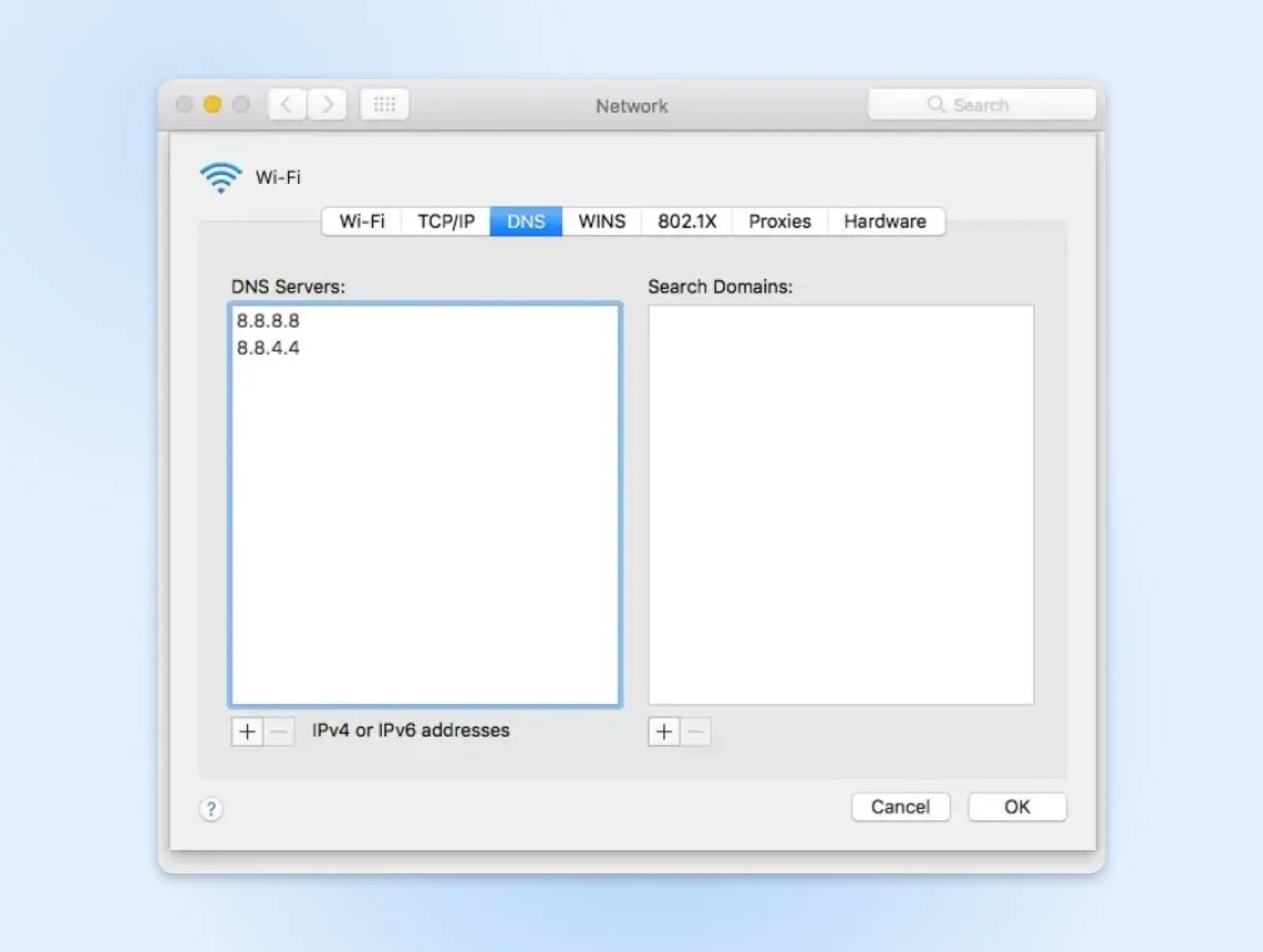 Dns Server Not Responding Error? Here'S How To Fix It (13 Ways) 17 Screenshot Of Windows Ipv6 Properties Calling Attention To The Use The Following Dns Server Addresses Text Boxes