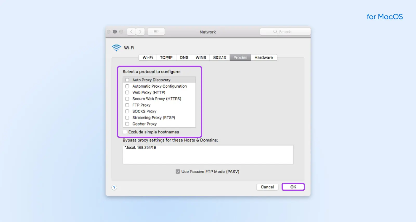 Fixing Err_Connection_Timed_Out - Dreamhost 12 Mac Proxies Settings