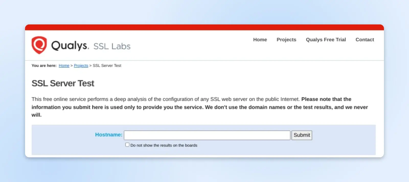 How To Fix The Err_Ssl_Protocol_Error (8 Ways) 20 Screenshot Of The Ssl Server Test By Qualys