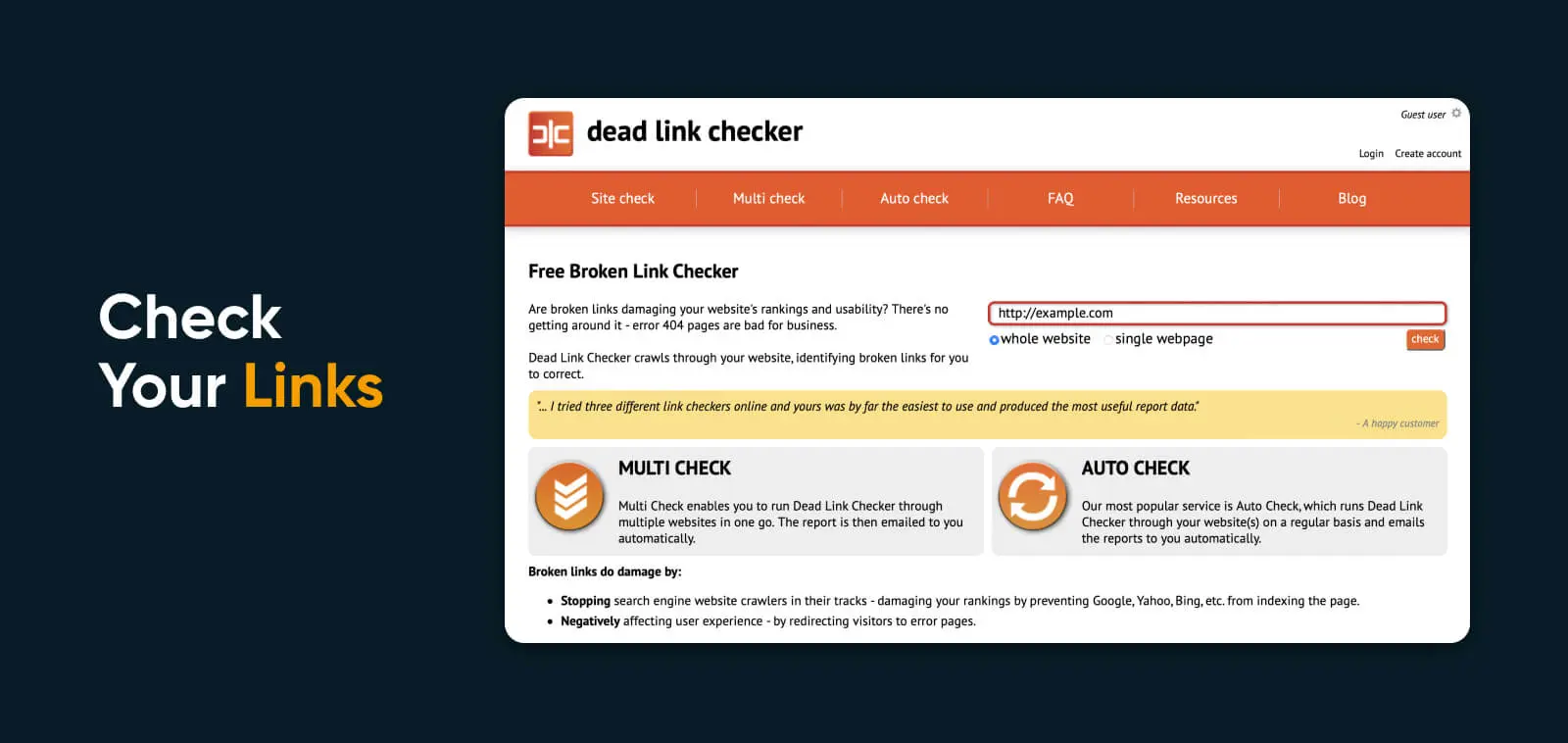 Fixing The 405 Method Not Allowed Error 16 If Visitors To Your Site Consistently See 405 Error Codes, It Might Be Because They Are Following A Bad Link. You Can Check Your Site Using The Dead Link Checker Or A Similar Free Tool.