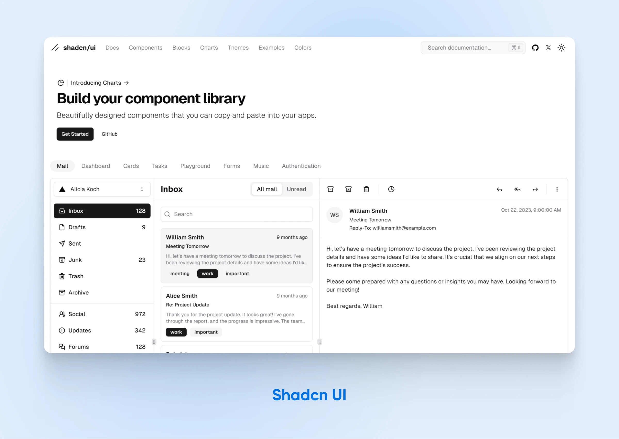 11 React Ui Libraries To Set Your Project Up For Success 26 Screenshot Of Shadcn Ui Homepage