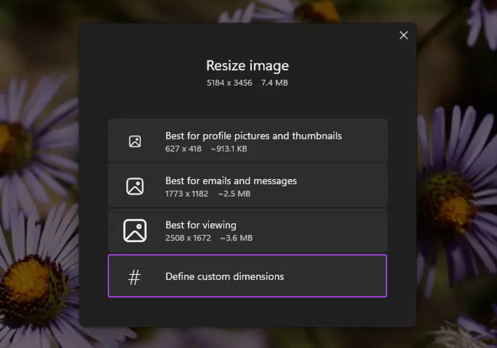 How To Optimize Images For The Modern Web 44 Resize Image Options Displaying The Width And Height Number Boxes With &Quot;Maintain Aspect Ratio&Quot; Checked And The Quality Set To 50% (Medium).