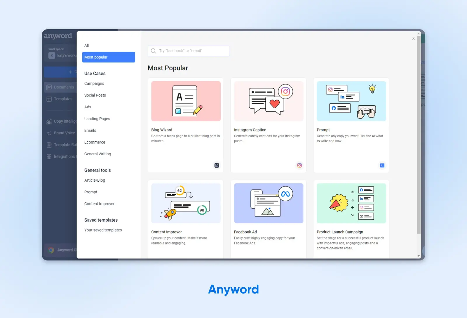 39 Ai Tools That Will Transform Your Workflow 14 Anyword Product Screenshot