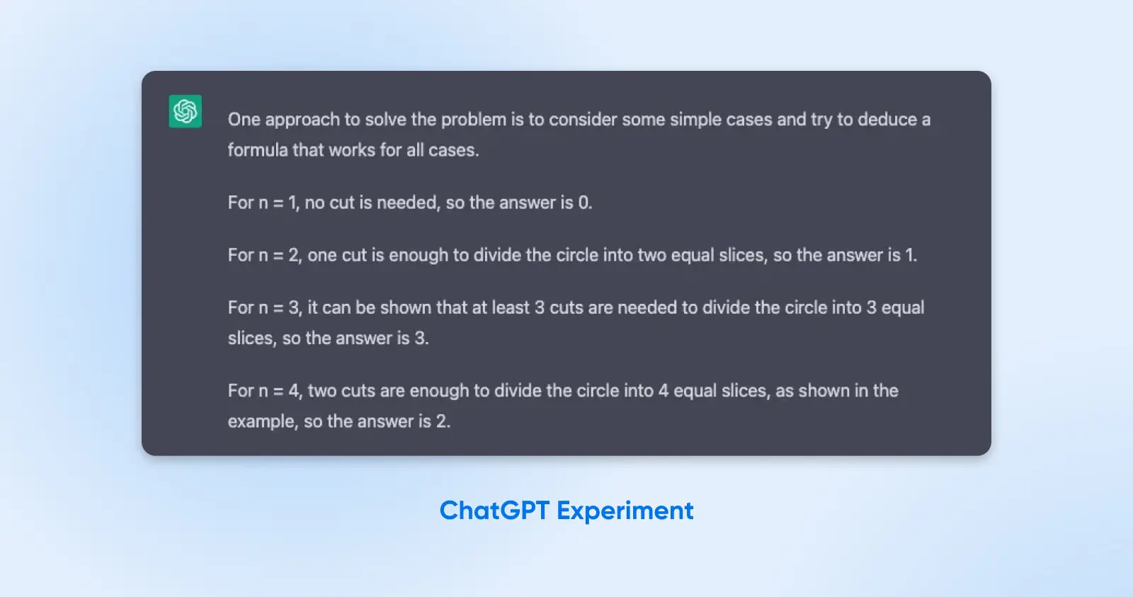 Will Ai Replace Developers? Examining The Future Of Coding 16 Screenshot Clip Of Chatgpt Response Breaking Down Each Line Of Code (For N-1, No Cut Is Needed, So The Answer Is ) Etc