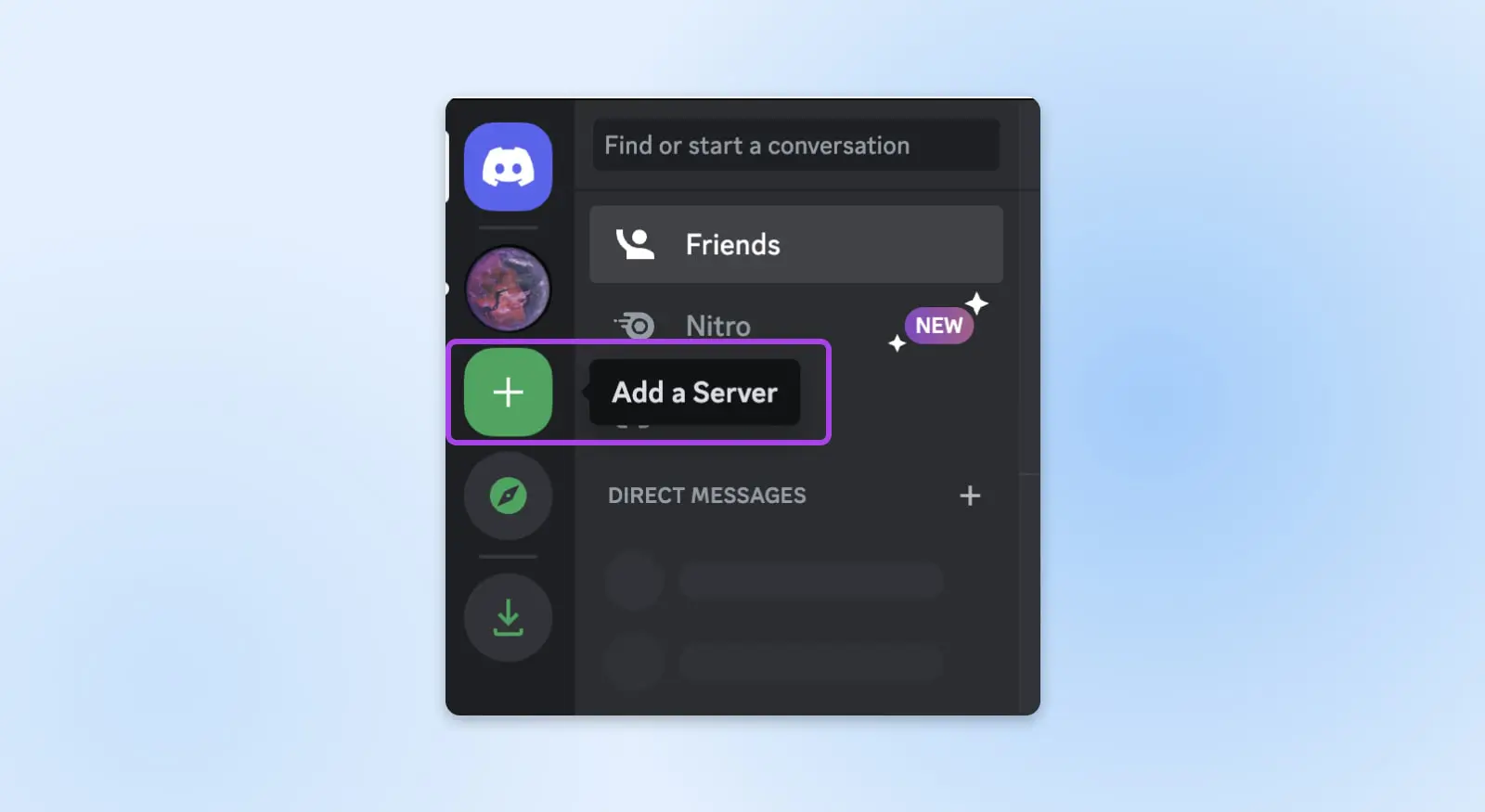 How To Use Midjourney - Dreamhost 10 Lefthand Discord Nav Bar Showing A Green Plus Icon And The Words &Quot;Add A Server&Quot;
