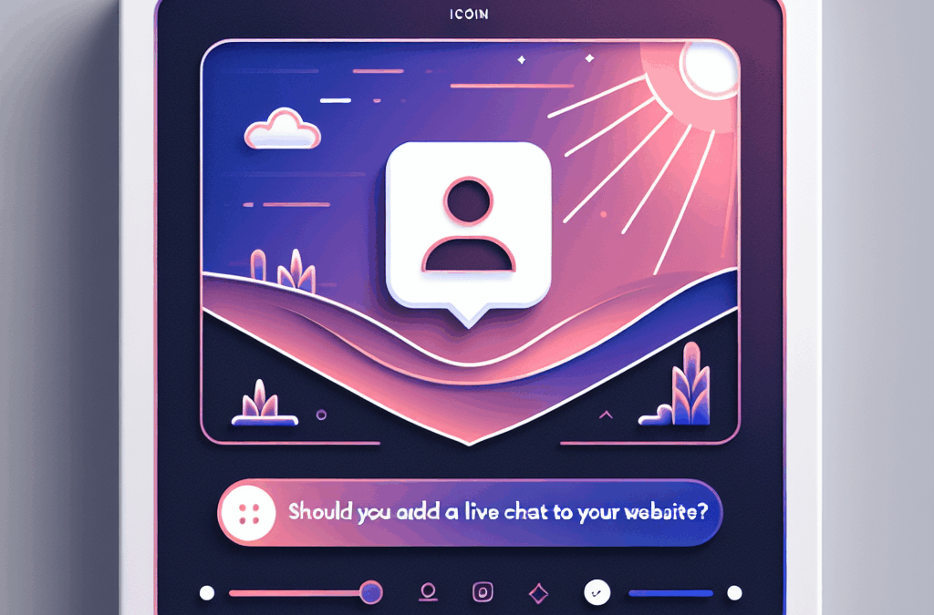 Should You Add a Live Chat to Your Website?