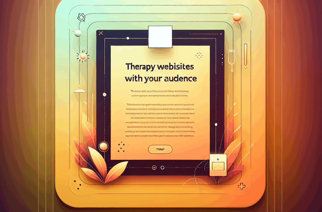 Therapy Websites That Connect With Your Audience