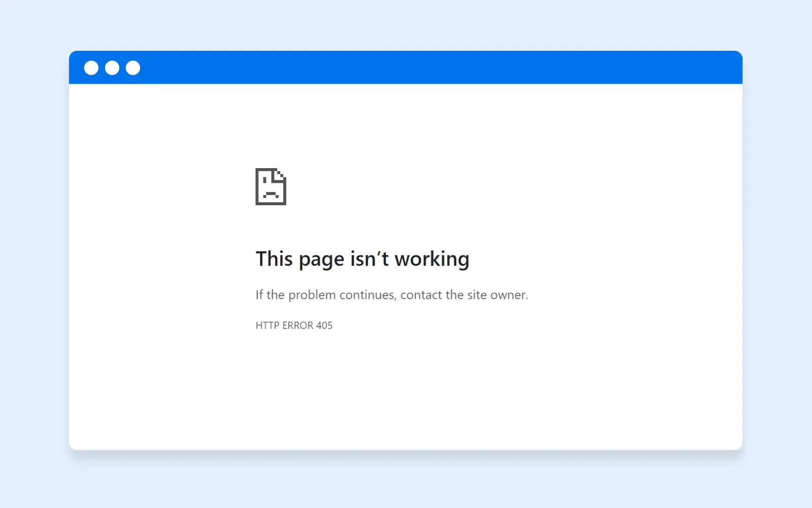 Fixing The 405 Method Not Allowed Error 13 What Is The 405 Method Not Allowed Error? The 405 Error Is A Type Of Http Status Code