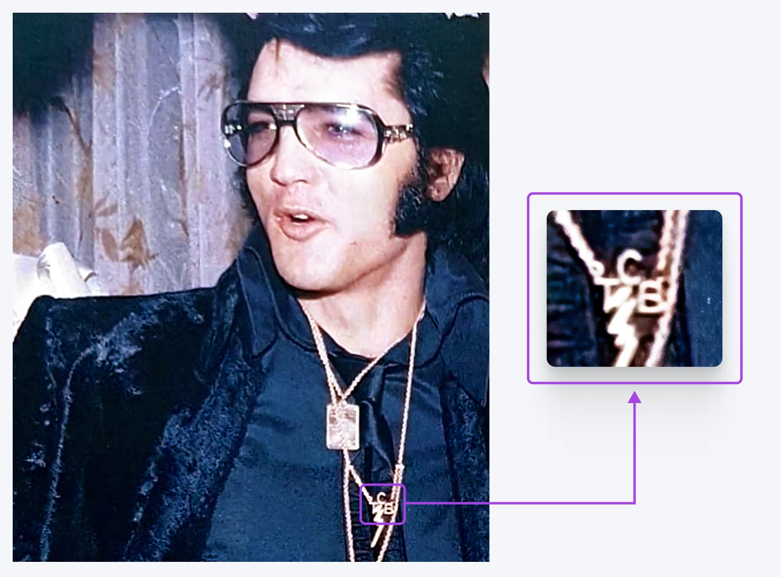 How To Create And Use Svg Files On Your Website 22 Photo Of Elvis At George Klein’s Wedding Wearing His Tcb Necklace