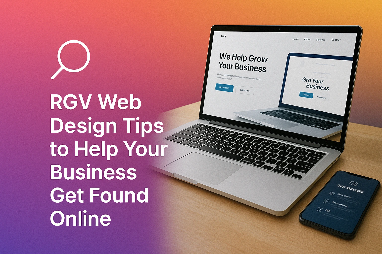 RGV Web Design Tips to Help Your Business Get Found Online