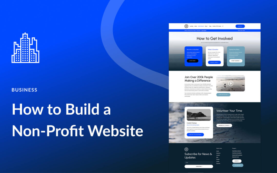 How to Build a Non-Profit Website in 2025 (Quick & Easy)