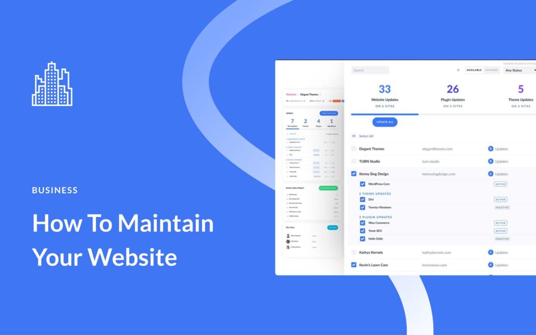 How To Maintain Your Website In 2025