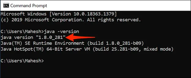 Java Command Line