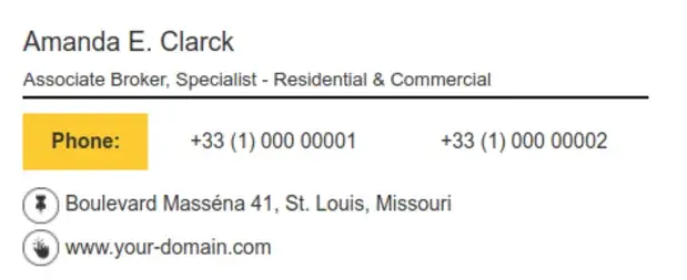 Email Signature Example