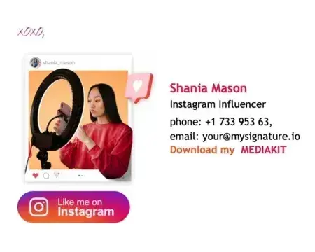 Professional Email Signature Example