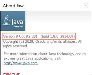 Java Control Panel